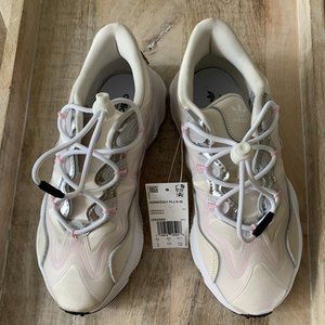 Ozweego Adidas Women's Chalk White Pink- SKU: G55589